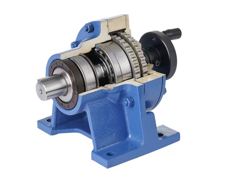 Internal structure of the gearbox